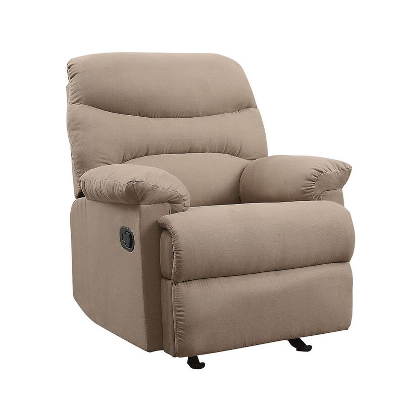 Plethoria Home Pillow Top Arms Recliner with Tufted Back