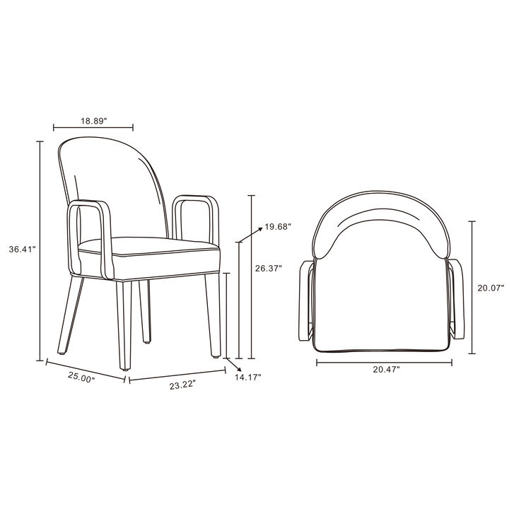 Hillman Blue Dining Chairs (Set of 2)