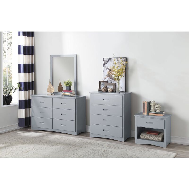 Lexicon Orion Pine Night Stand in Gray image number 1