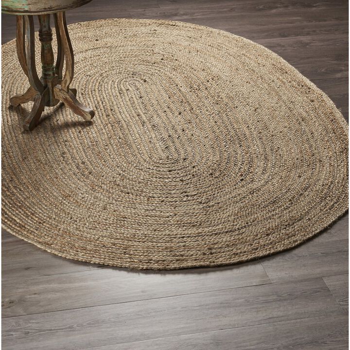 LR Home Boutique Jute Jute Area Rug Indoor
