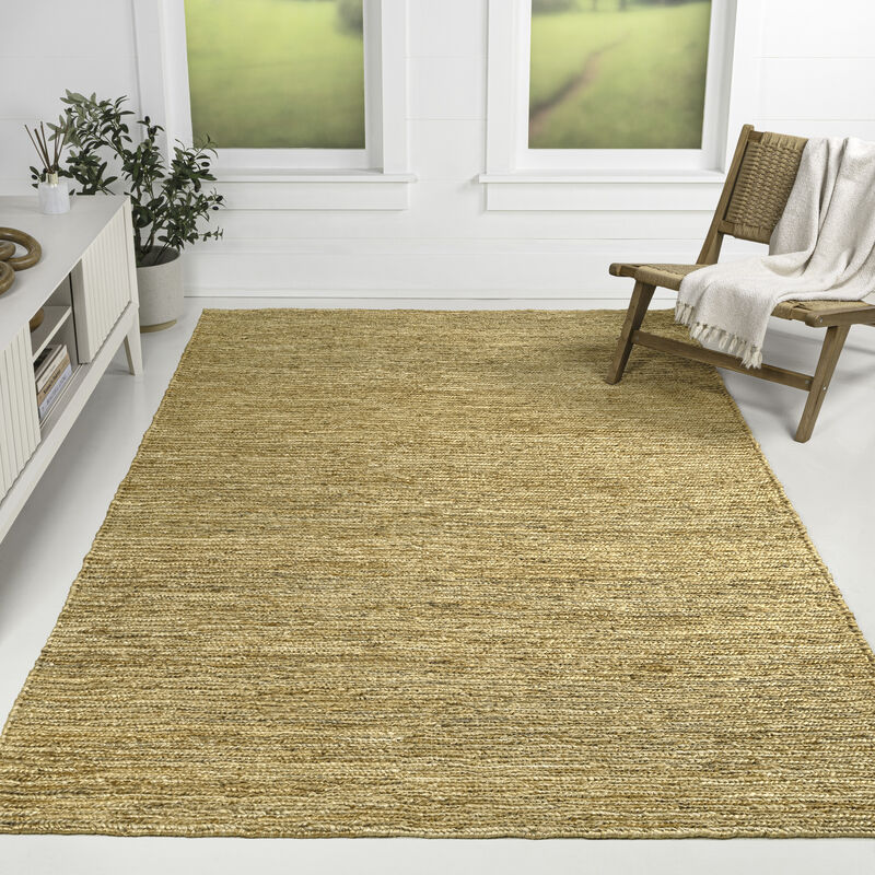 Miles Modern Minimalist Radius Corner Solid Area Rug