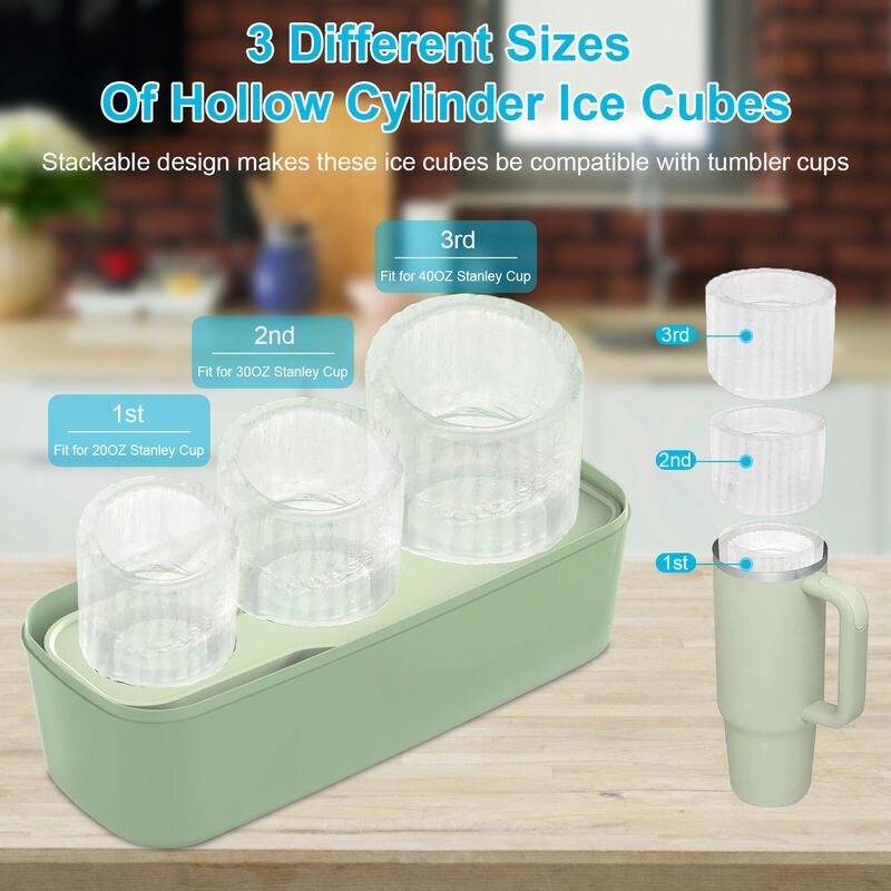 Ice Cube Tray Fit For 20OZ/30OZ