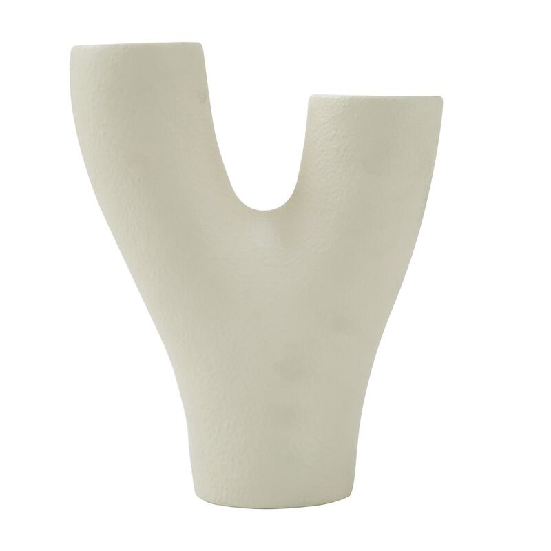 Renwil Wisteria Large Vase In Cream Color