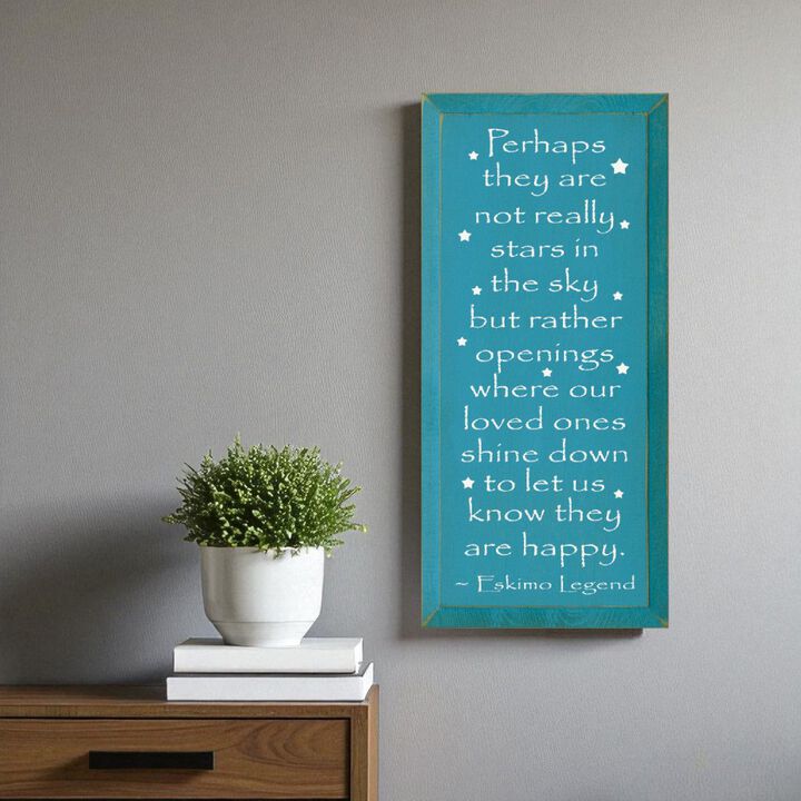 Memorial Wood Sign Loved Ones Shine Down Inspirational Sympathy Wall Decor