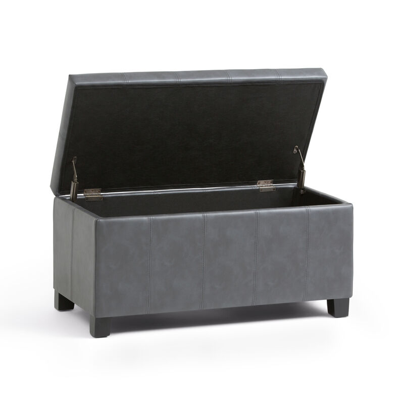 Simpli Home Dover Storage Ottoman Bench image number 3