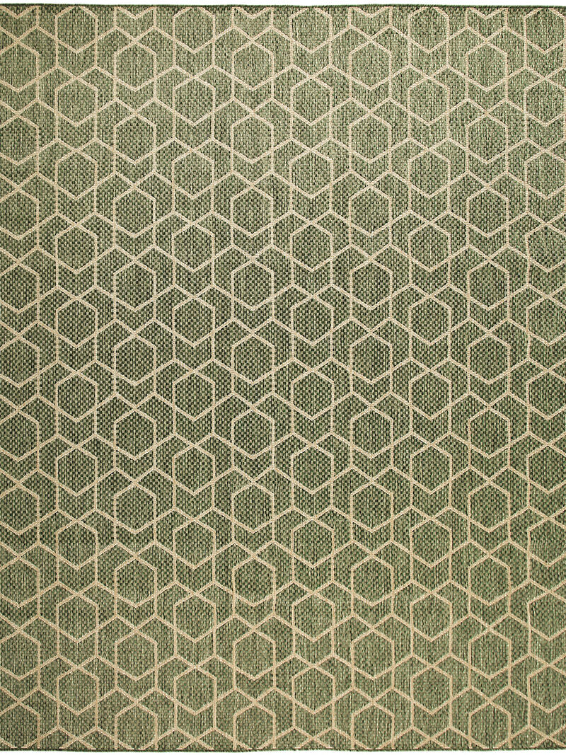 Horizon Indoor/Outdoor HOZ01 Green 10' x 14' Rug