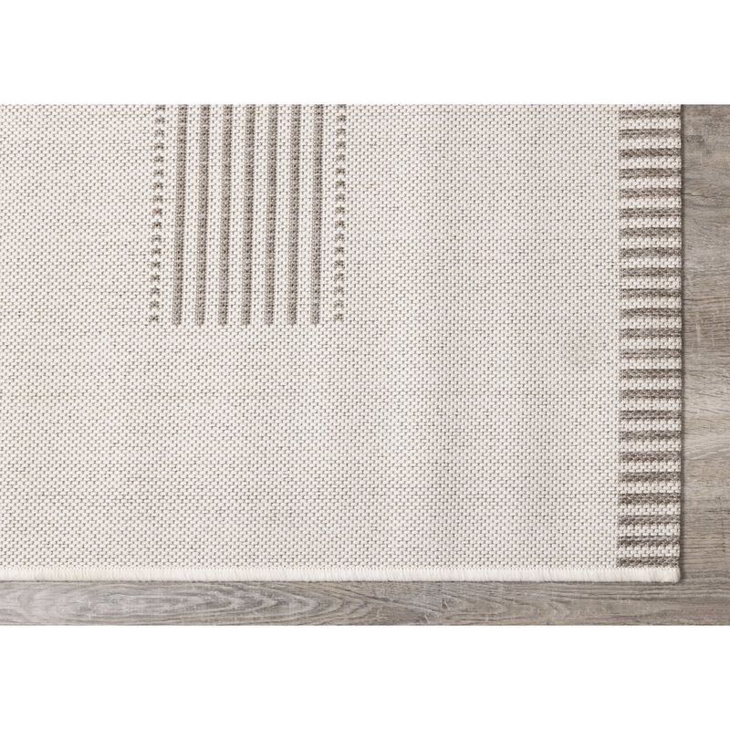 Novelle Home Beige 6x9 Rug with Modern Striped Design, Neutral Area Rug for Home image number 5