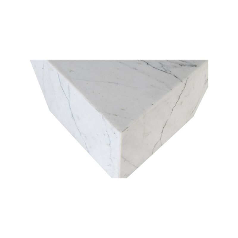 Meridian Furniture Bolzano White End Table