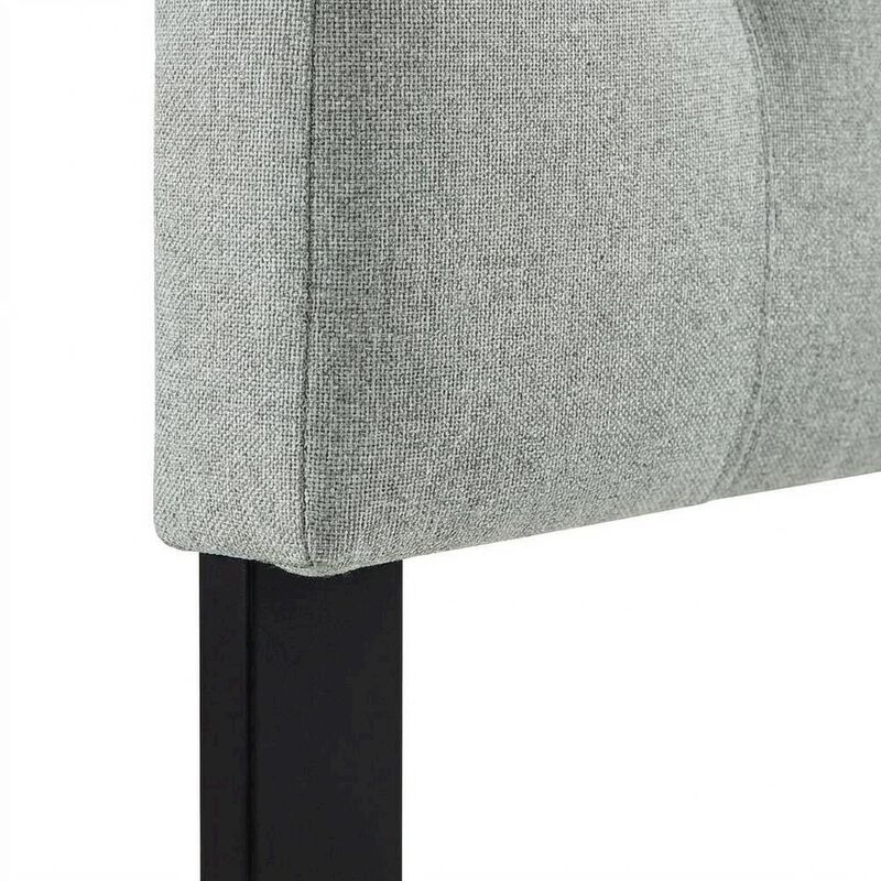Biscuit Tufted Queen Headboard in Performance Velvet with Plush Design image number 1