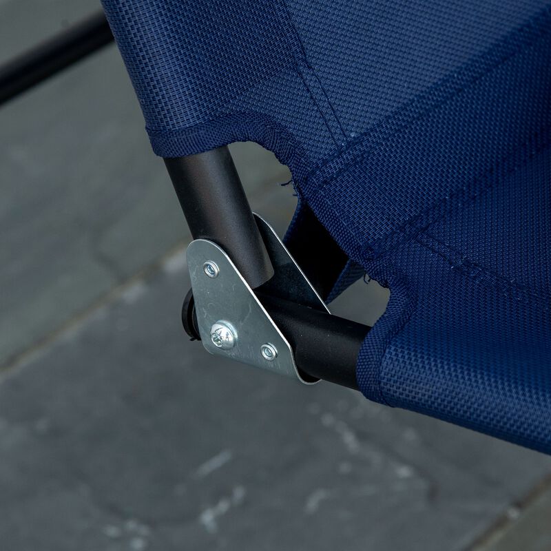 Hivvago Patio Swing Chair with Steel Frame and Adjustable Canopy image number 7