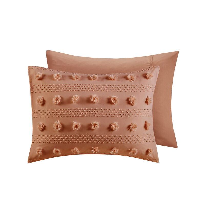 Gracie Mills Carmen Elegant Clip Jacquard Comforter Set