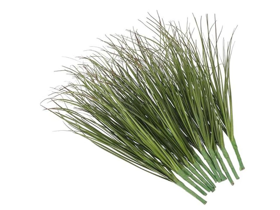 12 Piece Artificial Greenery Stems Vase Filler Grass 11 79in