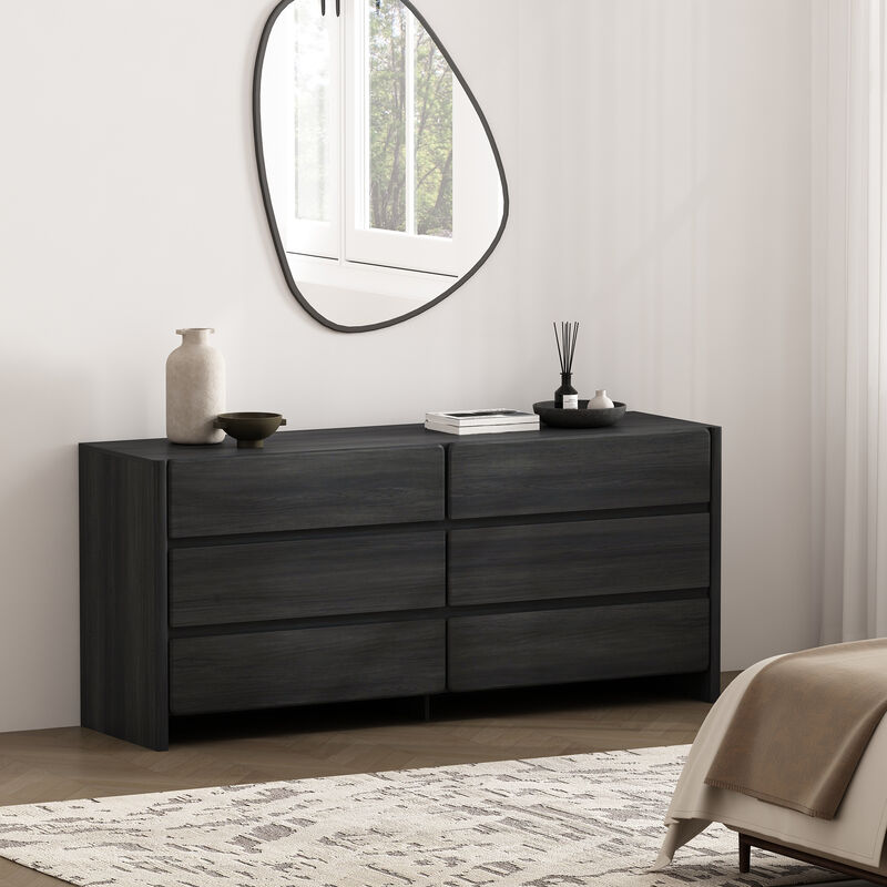 Linda Grey Double Wide Dresser