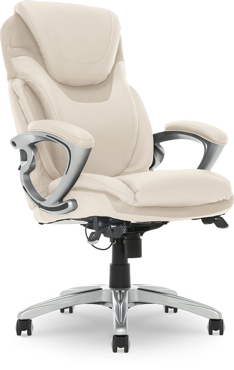 Serta Bryce Executive Office Chair, Ergonomic Computer DeskChair with Patented AIR Lumbar Technology, Comfortable Layered Body P