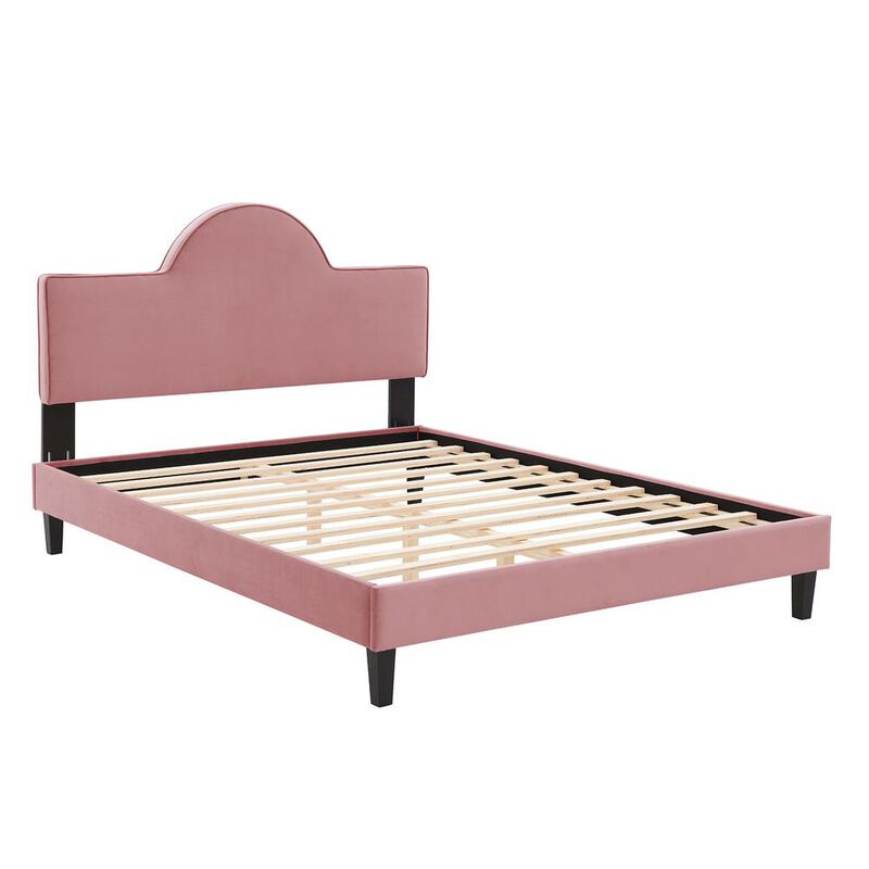 Soleil Performance Velvet King Bed image number 1