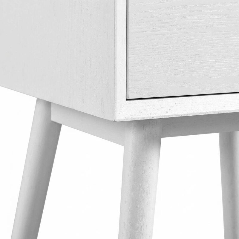 Nightstand with Modern Design and Sturdy Construction for Bedroom Use image number 5