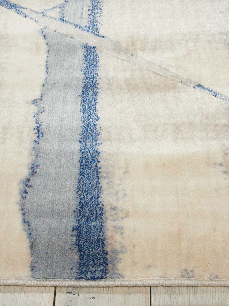 Somerset ST18 Ivory/Blue 3'6" x 5'6" Rug