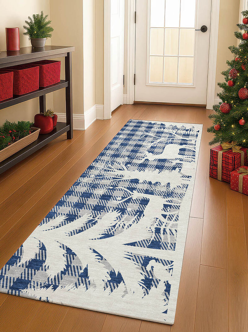 Merry & Bright MY23 Blue 2'3" x 7'6" Rug image number 1