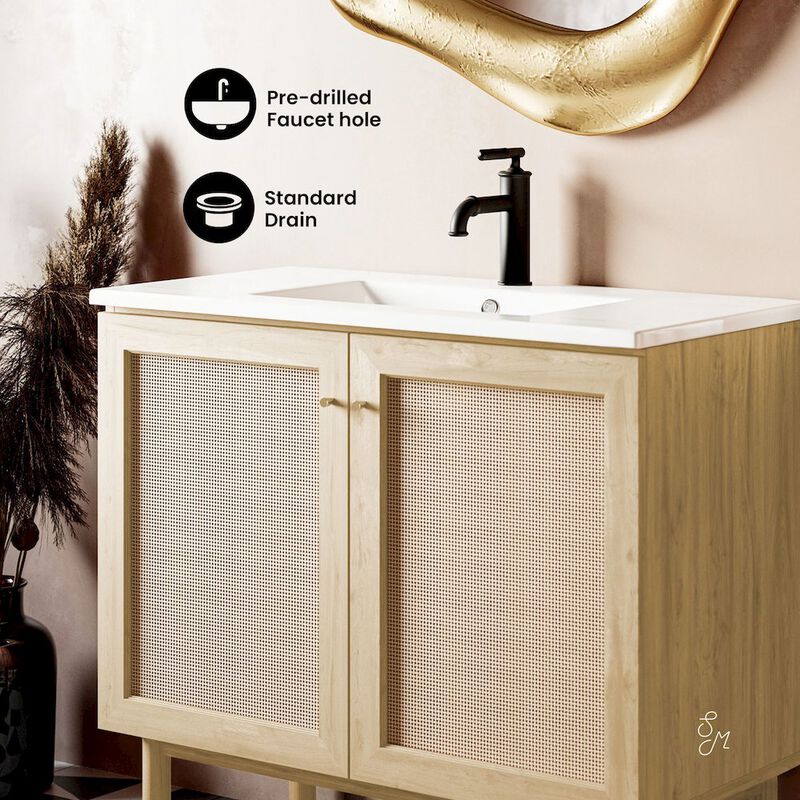 Classe 36" Freestanding Bathroom Vanity with Sink Top image number 2