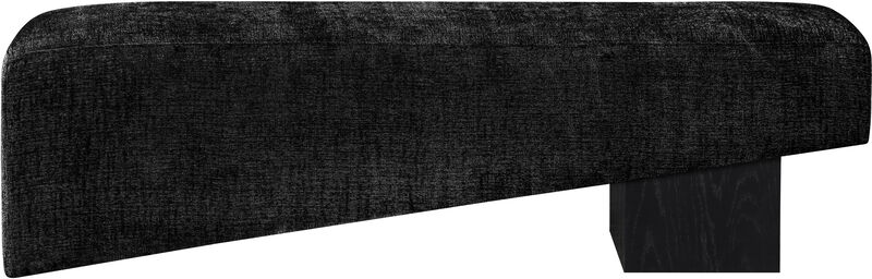 Meridian Furniture Alora Black Fabric Bench