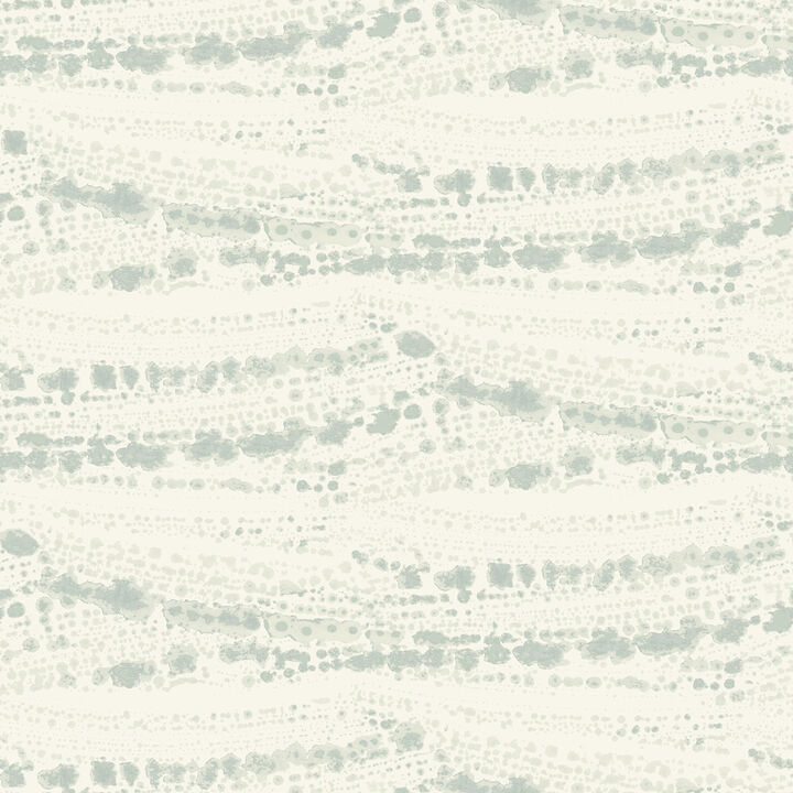 Rannell Aqua Abstract Scallop Wallpaper (Set of 2)