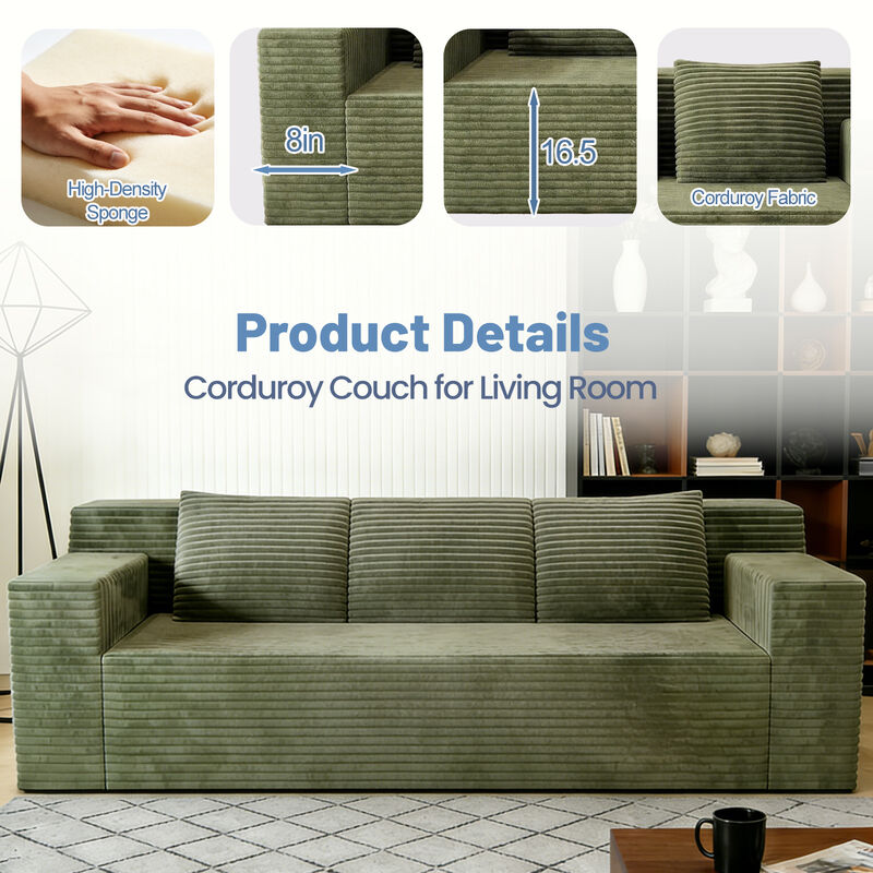 Lanseb 71" 3Setaser Sofa image number 8