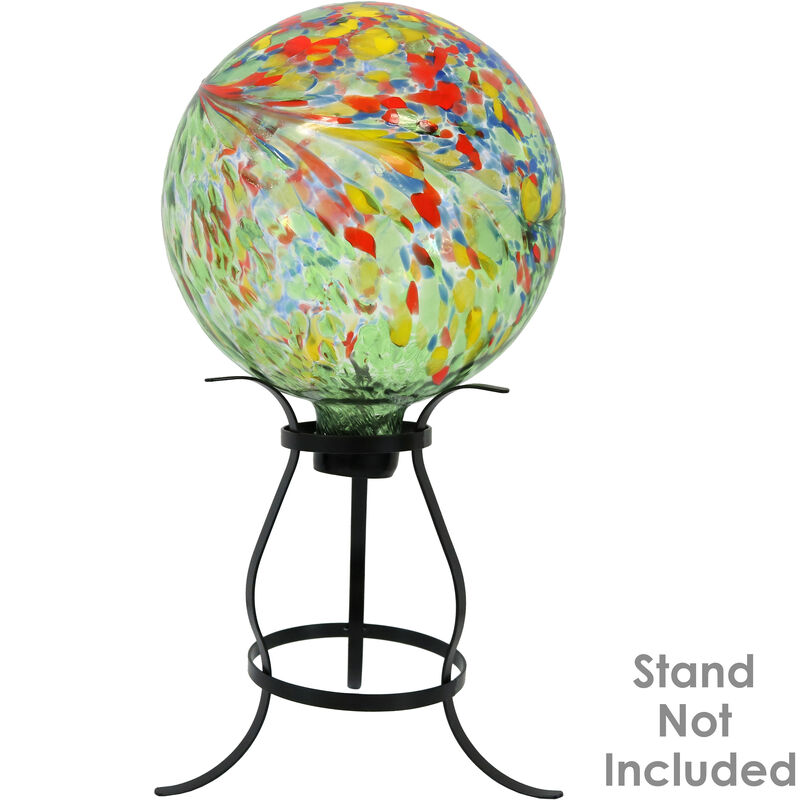 Sunnydaze Glass Gazing Globe- 10 in