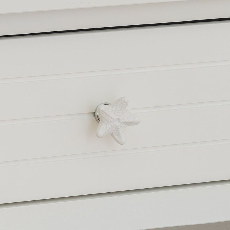 Linon Seaboard End Table White image number 5