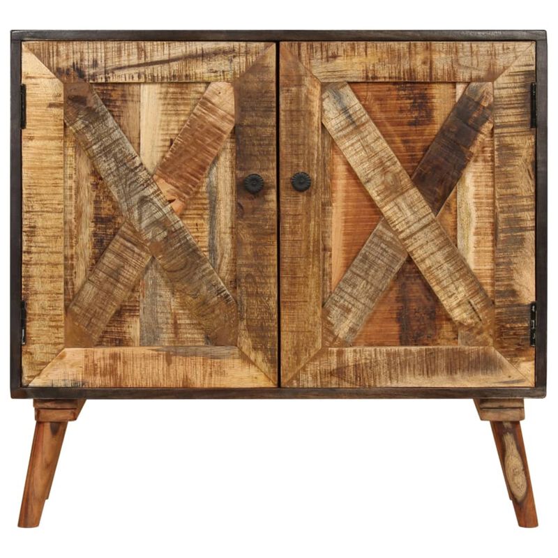 vidaXL Sideboard Solid Mango Wood 33.5"x11.8"x29.5"