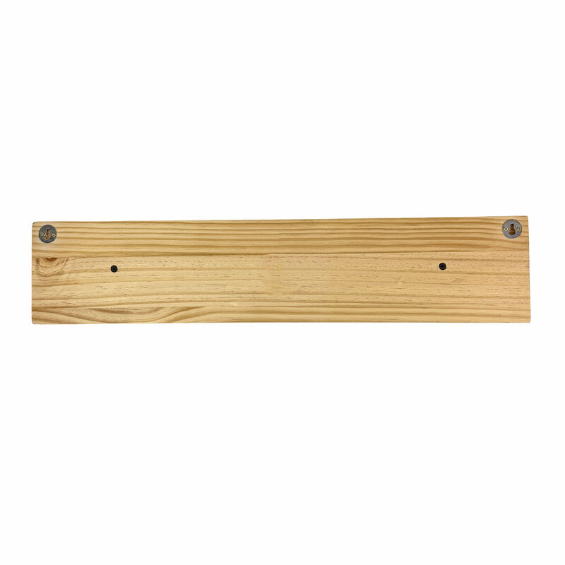 Zeckos 24 Inch Boat Propeller Wall Hooks Rack on Natural Wood Board, Nautical Multicolor Metal and Wood Wall Mounted Coat and Towel Hook Rail for Entryway, Bathroom, Coastal Spaces image number 4