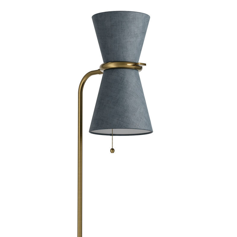 Gable Blue Floor Lamp image number 1