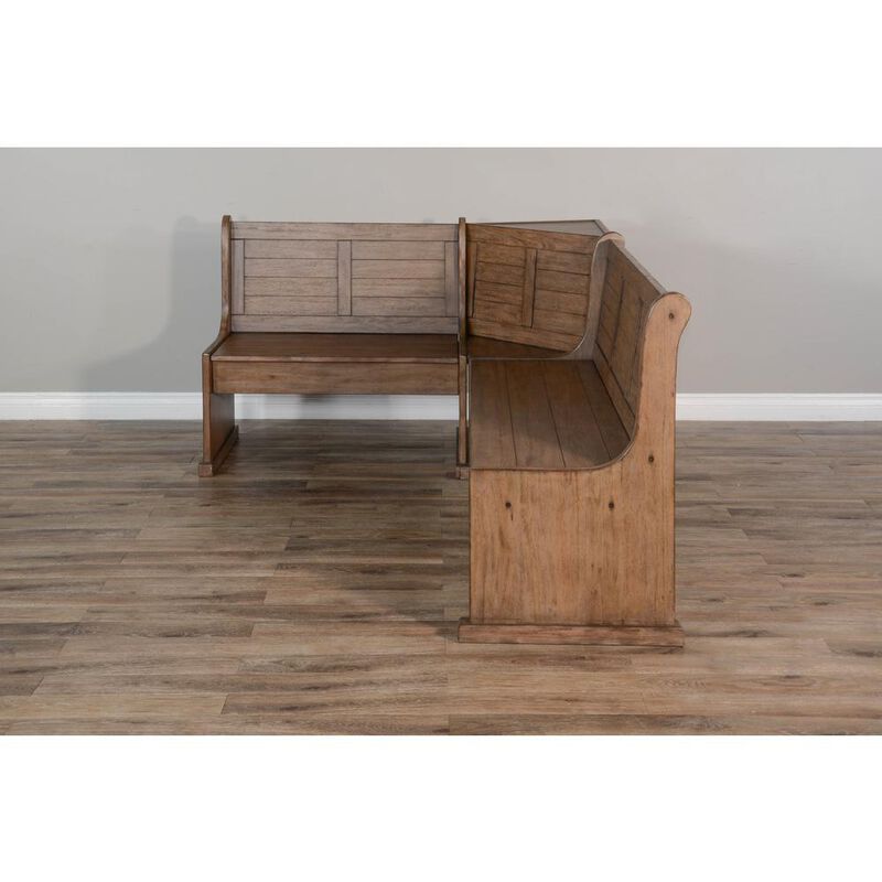 Sunny Designs Wood Breakfast Nook Dining Set