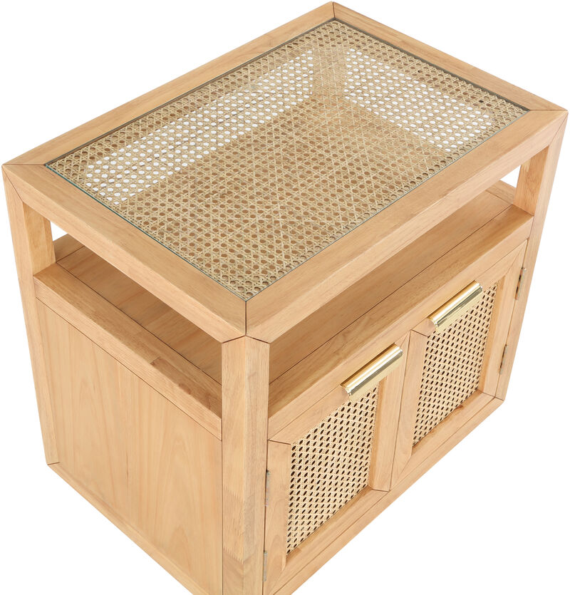 Meridian Furniture Cole Natural Night Stand image number 9