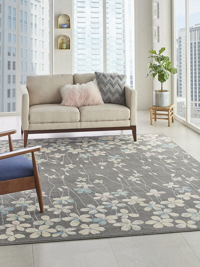 Tranquil TRA04 Gray/Beige 8'10" x 11'10" Rug image number 1