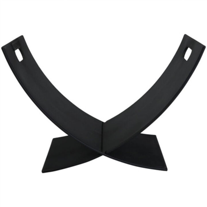 Freestanding  Firewood Storage Rack – Heavy-Duty Steel with Powder-Coated Finish