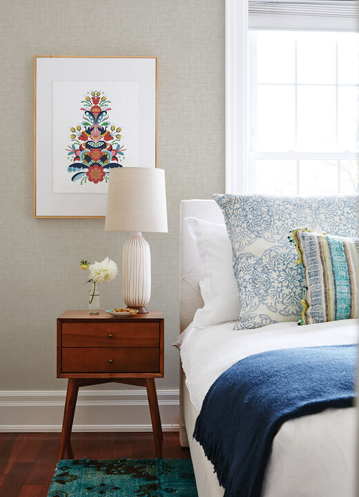 Tuckernuck Taupe Linen Wallpaper