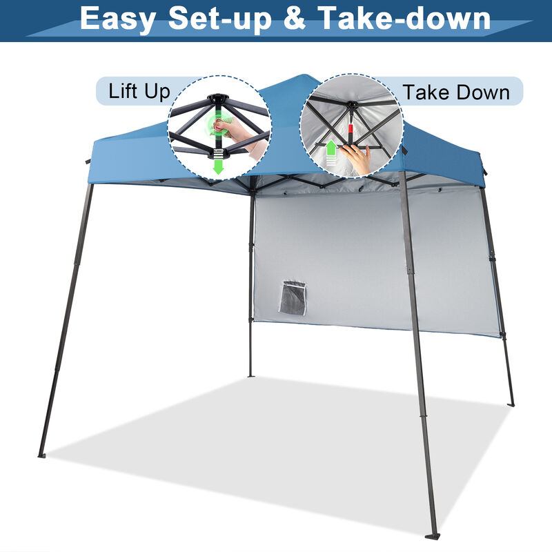 Oxford Cloth Backpack Storage Bag with Iron Pipe Frame and Folding Shed