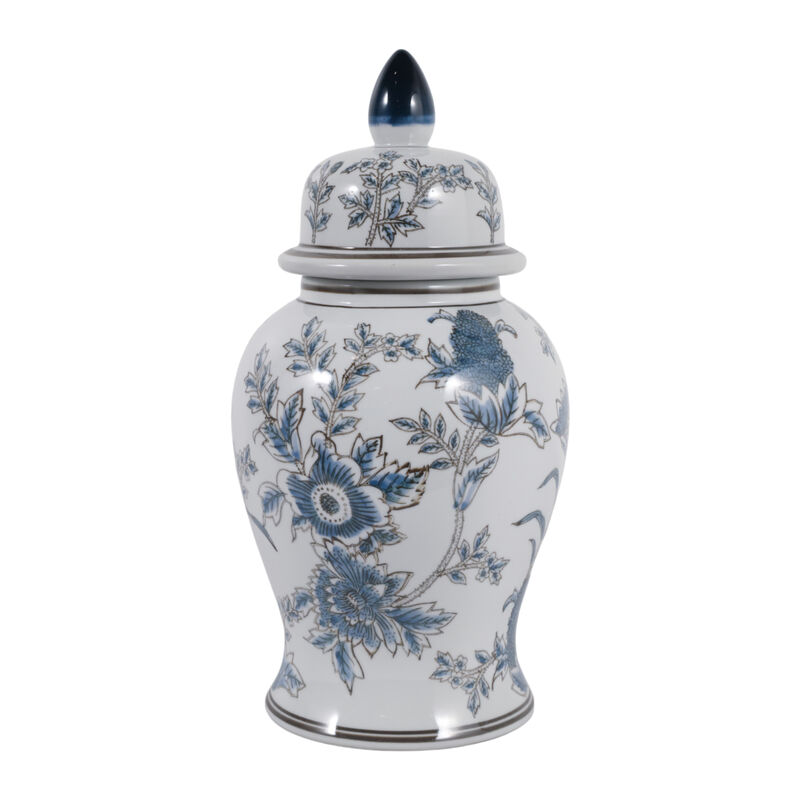 14x7" Floral Temple Jar image number 4