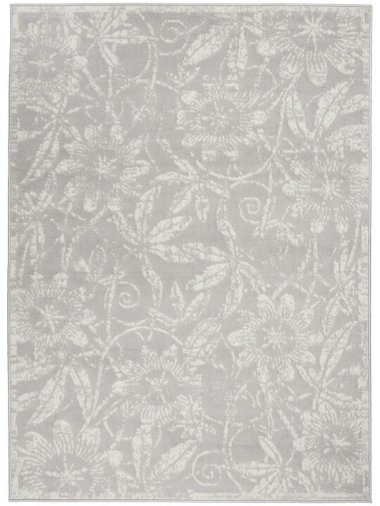 Whimsicle WHS05 Gray 4' x 6' Rug