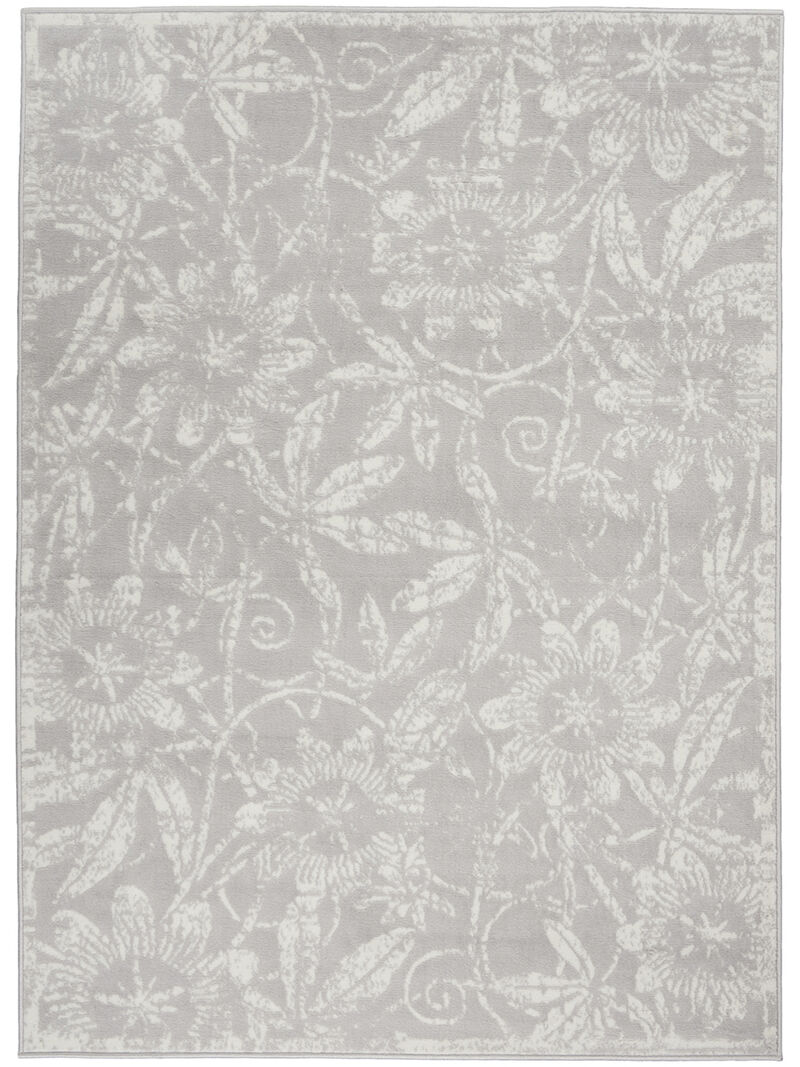 Whimsicle WHS05 Gray 4' x 6' Rug