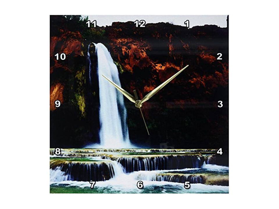 Arizona Havasupai Reservation Havasu Falls Wall Clock 13 Inch Home Decor