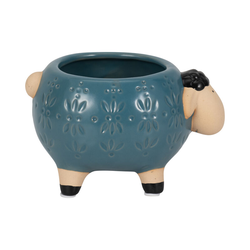 6" Stoneware Sheep Planter