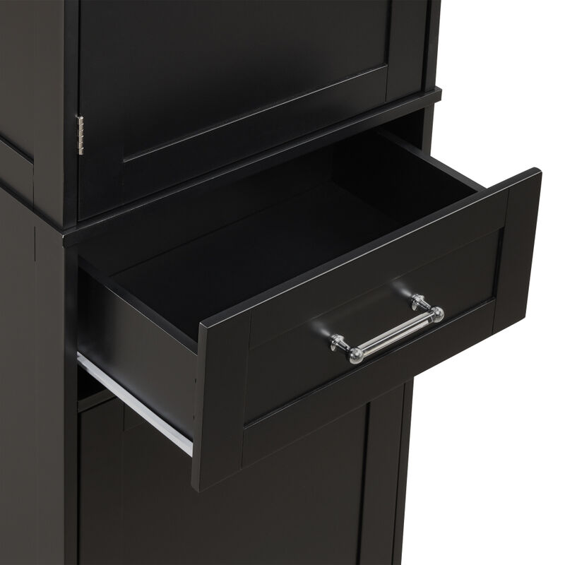 Tulklu Tall Bathroom Storage Cabinet image number 6