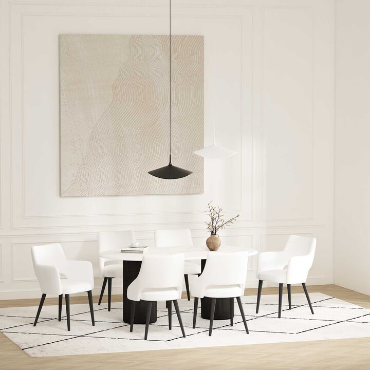 Tremont White Dining Chairs (Set of 6)