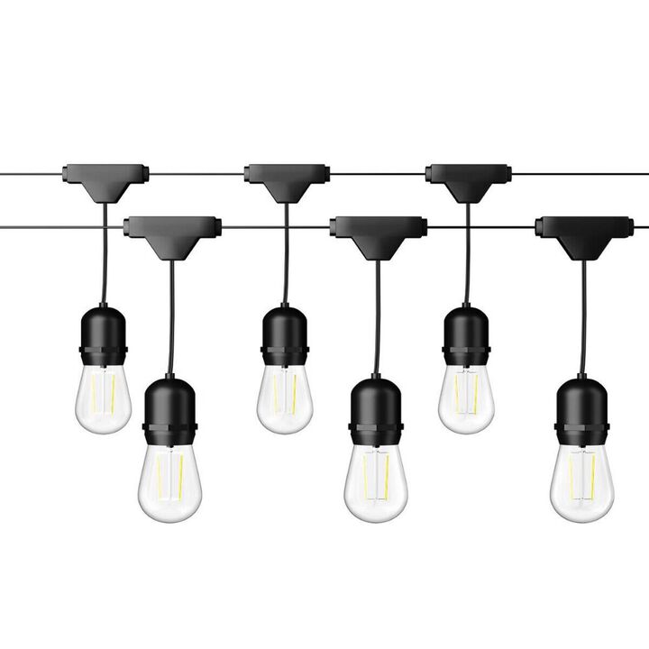 19.5FT LED Outdoor Waterproof Globe String Lights Bulbs