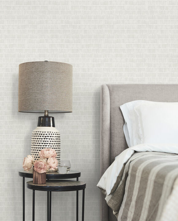 Horizontal Hash Marks Grey Wallpaper