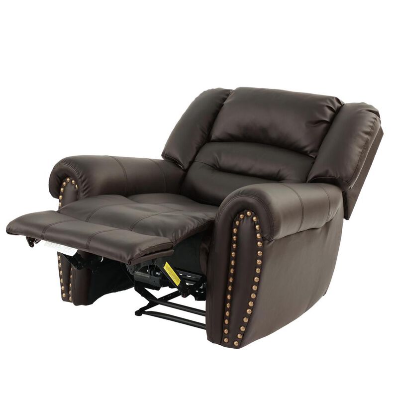Poundex Power Recliner-Chocolate