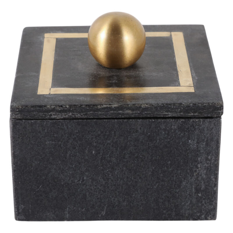 Marble, 5x5 Box - Knob, Black image number 2