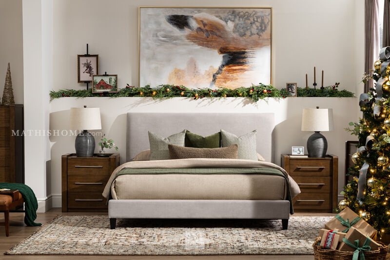 Hayes King Upholstered Bed image number 3