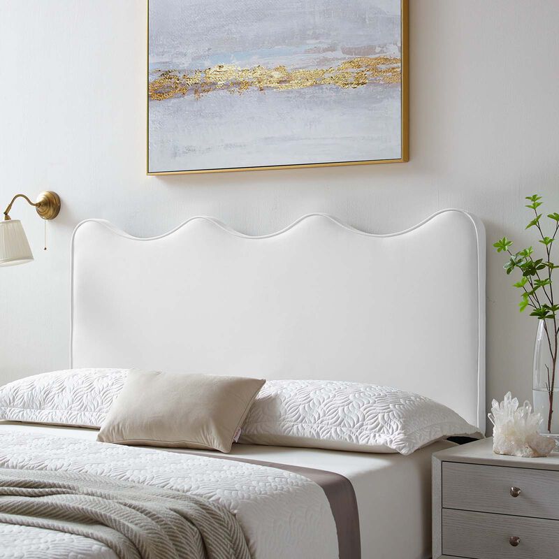 Athena Performance Velvet Twin Headboard image number 1